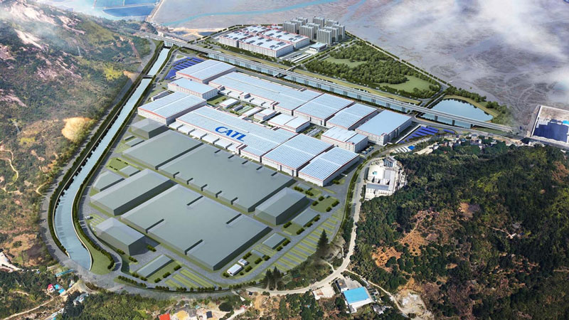 寧德時代鋰離子動力電池生產基地